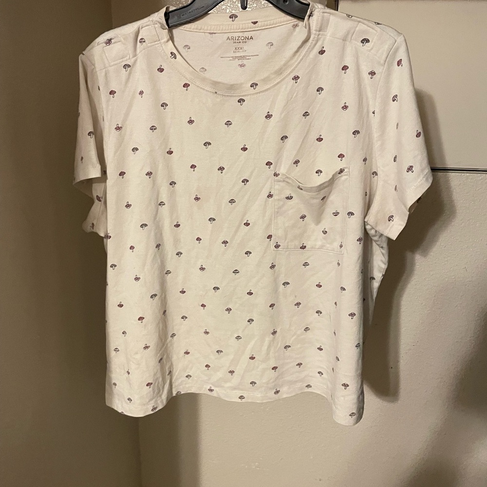Arizona White T-Shirt with Pattern